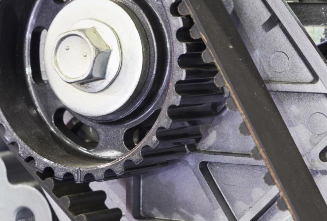 Images section with heavy duty timing belt