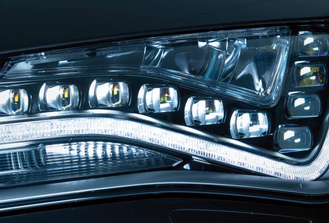 Polycarbonate makes new look LED headlights possible