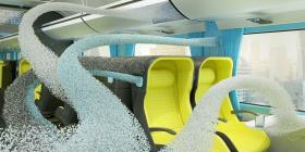 Werkstofflösungen von Covestro für sichereres, stilvolleres und haltbares Bahninterieur