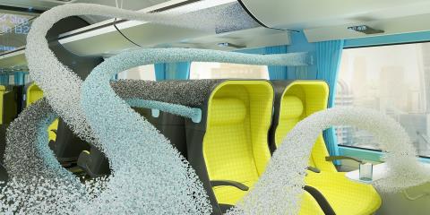 Material solutions from Covestro for safer, more stylish and durable rail interiors