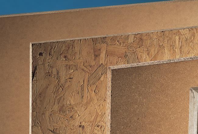 Polyurethane-bonded OSB for high-performance furniture and construction applications.