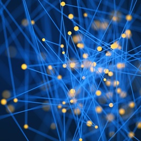 Abstract chaotic background