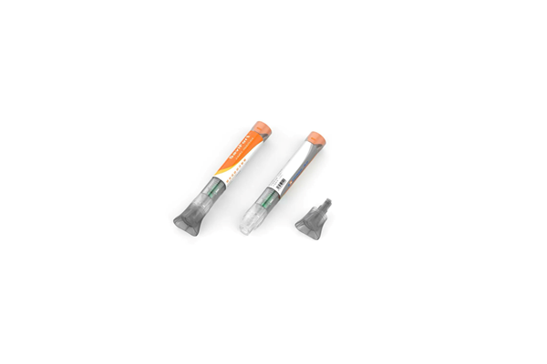 2.25ml auto-injector by Savicred, featuring Covestro's medical-grade Makrolon® polycarbonates