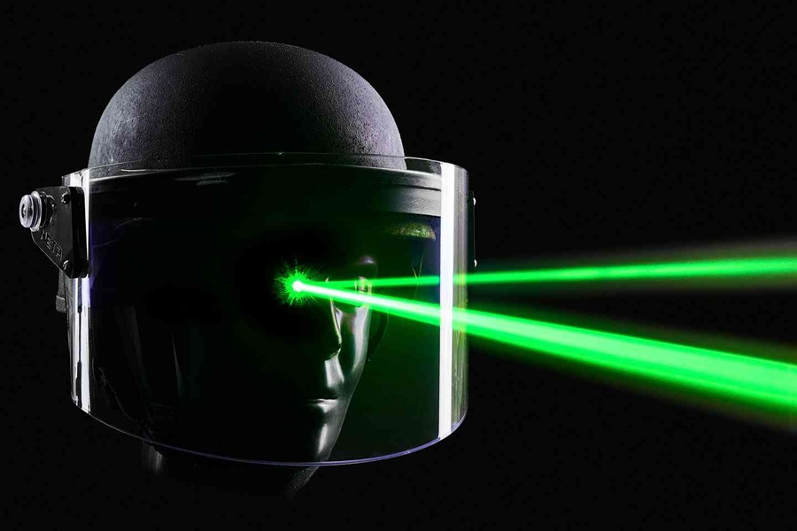 Bouncing laser because of META holographic film