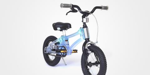 Makrolon® 2807 polycarbonate is  used in the bike’s frame, chain  guard and seat post.