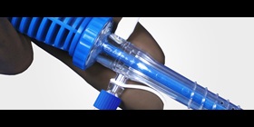 Cannuflow’s EntreVu® EX has a  clear arthroscopic access  cannula body and utilizes  Makrolon® Rx1452.