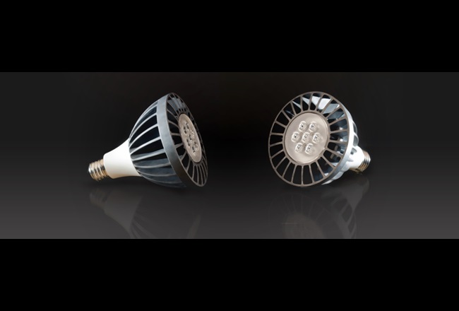 Makrolon® TC thermally conductive polycarbonate for use in LED heat sinks.