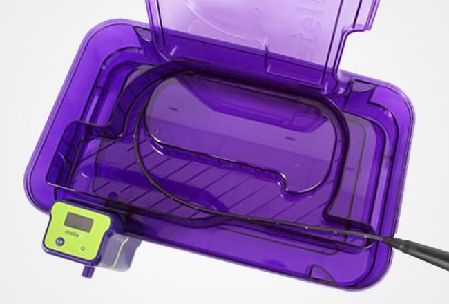 Apec® 1745 high-heat polycarbonate enables the Stella System shorten instrument sterilization time.