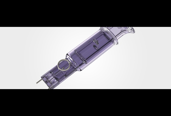 Super Staple™ Classic bone fixation device with high-strength, medical-grade Makrolon® Rx2530.