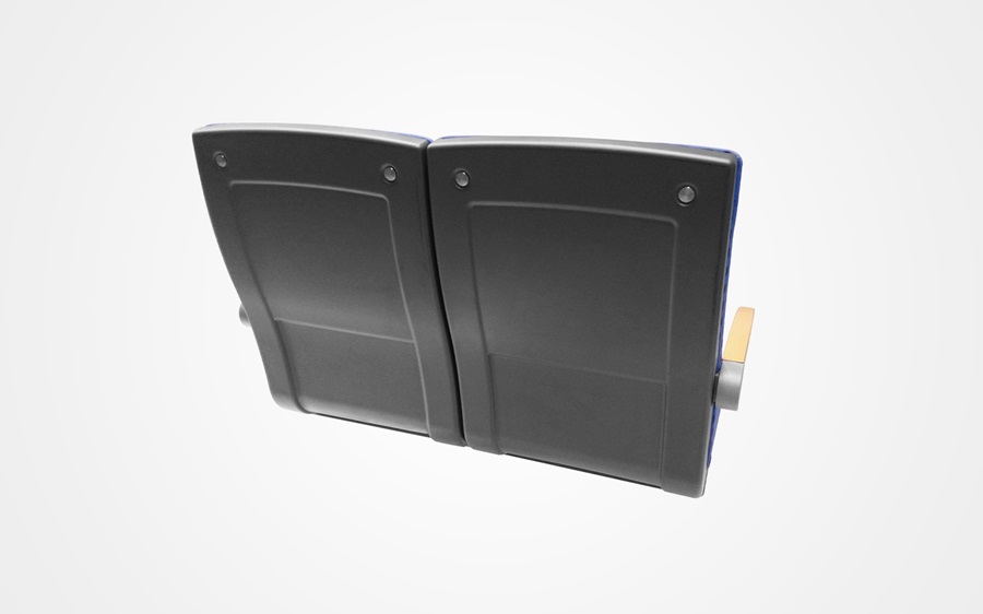 Grammer uses comfortable safety-compliant Bayblend FR411 MT for the back cover of its railcar seats.