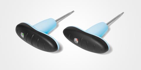 TorqueSafe™ single-use handles  for orthopedic procedures are  made using Makrolon®