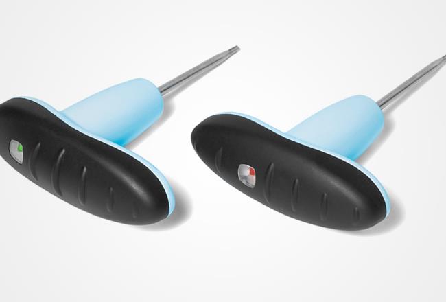 TorqueSafe™ single-use handles for orthopedic procedures are made using Makrolon®