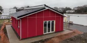 Our PU foam in prefab wall elements from Logelis enable high-performing insulation at a low price.