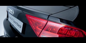 Audi chose our mineral-reinforced thermoplastic resin Makroblend®for their A7 spoiler.