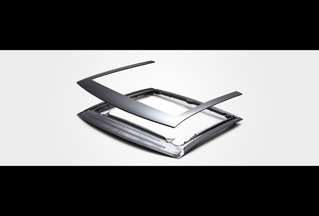 Makrolon® AX 2675 Polycarbonat wird für die Herstellung der Dacheinfassung der Webasto AG eingesetzt