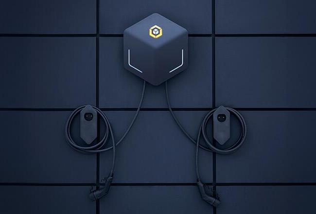 Wallbox EV charger made of Bayblend® RE