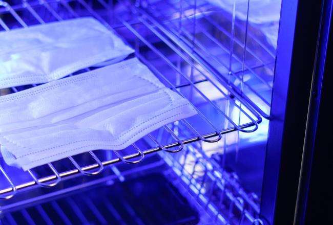 Image of LEDs used to sterilize medical equipment