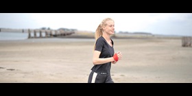 woman running