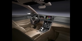 采用 Bayfill® 仪表板界面的汽车内饰具备高质量光学设计及舒适的触感。