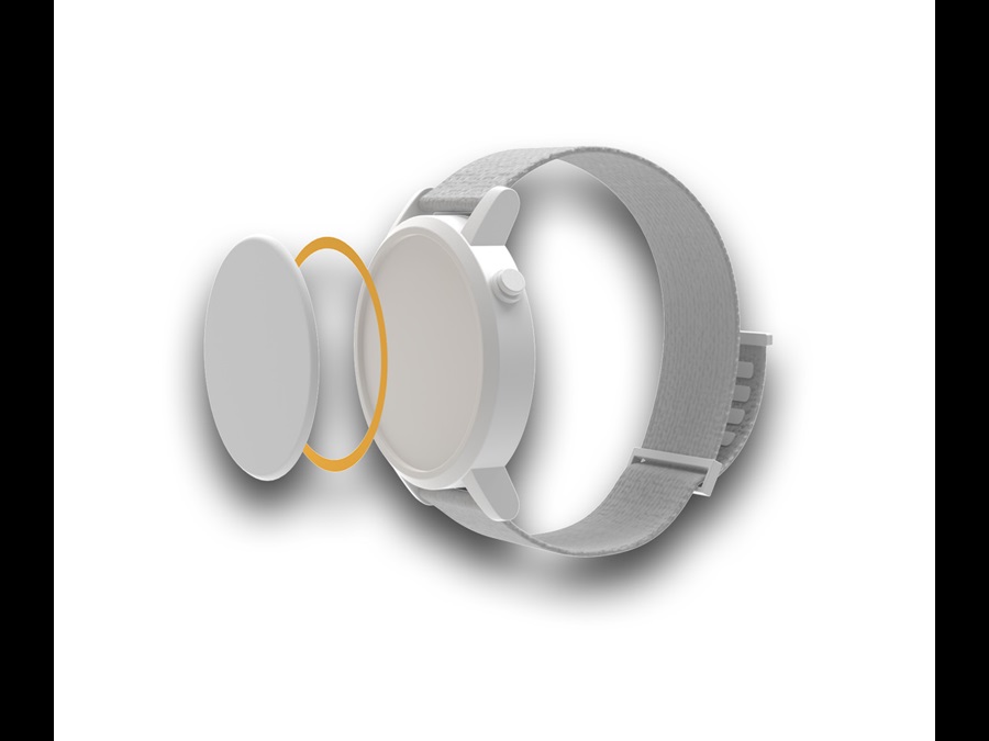 Watch glass and the watch on which the glass is to be mounted