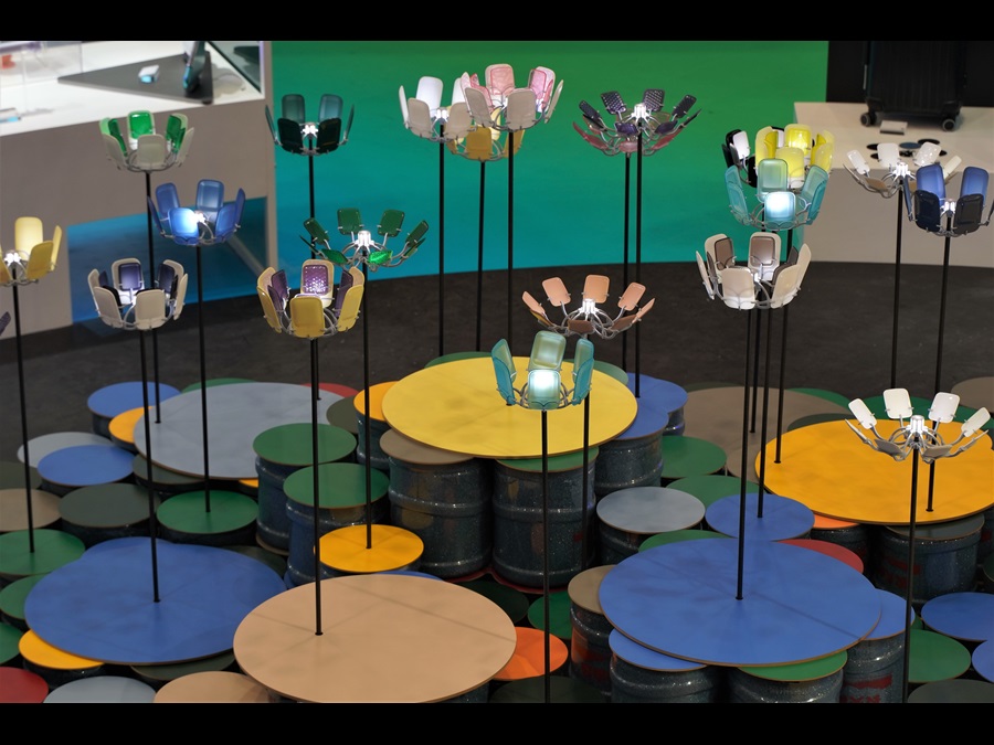 CMF Garden art installation-Chinaplas2021