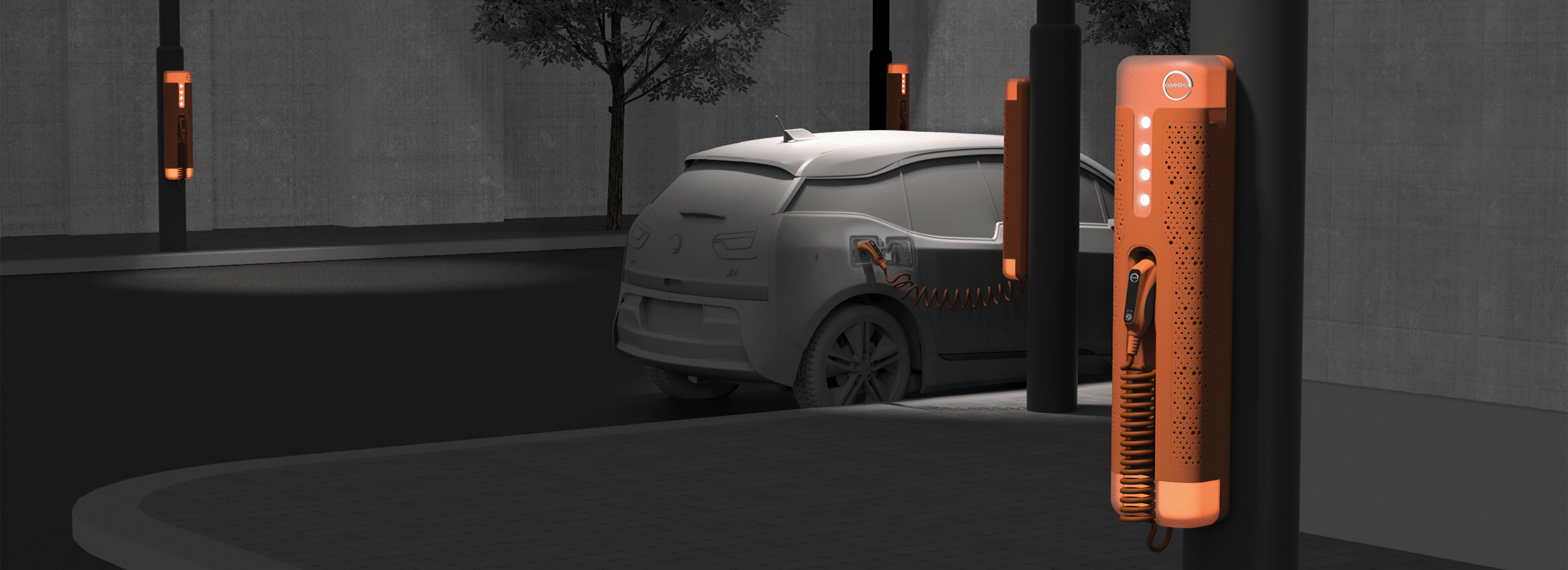 EV charging stations made of tough & light materials Covestro AG