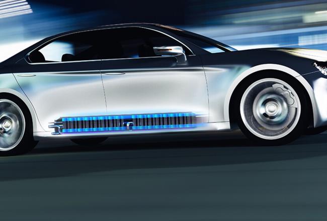Ein zukunftsweisendes Fahrzeug mit Batterieantrieb.