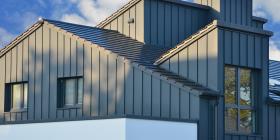 Pre-coated metal sheeting