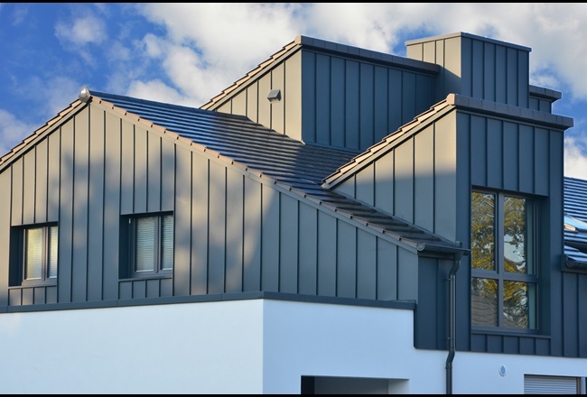 Pre-coated metal sheeting