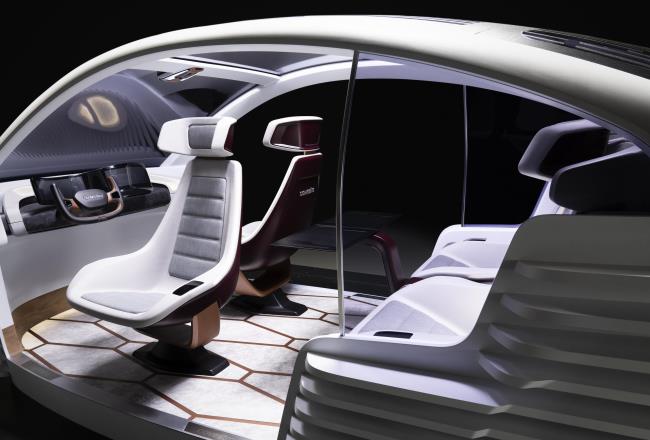 Concept Car showcasing a multifunctional interior concept.