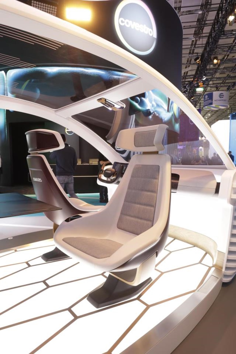 Concept Car at K 2019 showcasing a multifunctional interior concept.