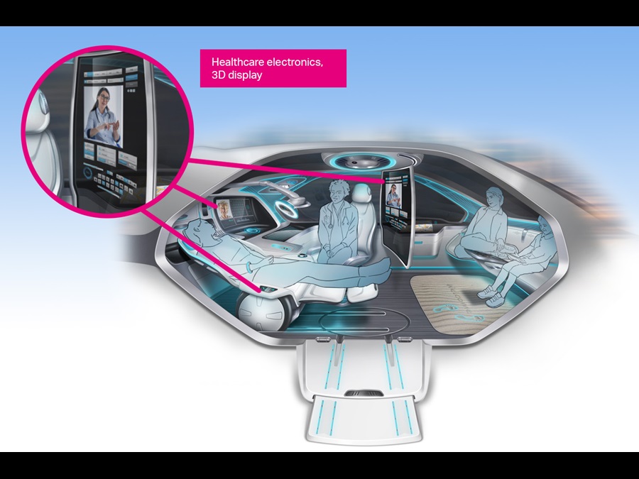 Seamless infotainment displays may be integrated