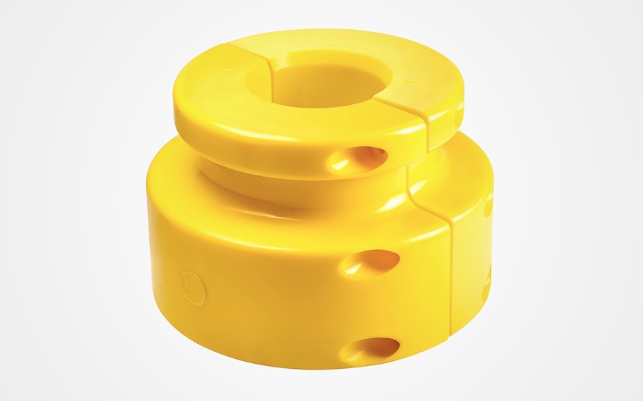 Polyurethane elastomer systems formulated for the uniquely demanding conditions of off-shore cable protection.