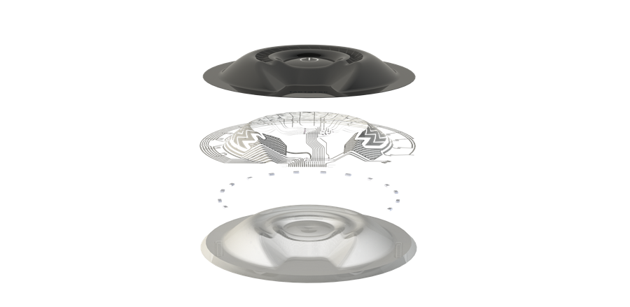 TactoTek® Night Light shown in different layers