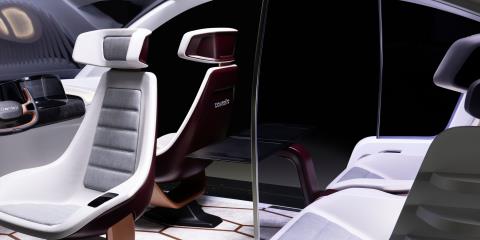 A shot of the Covestro interior concept car