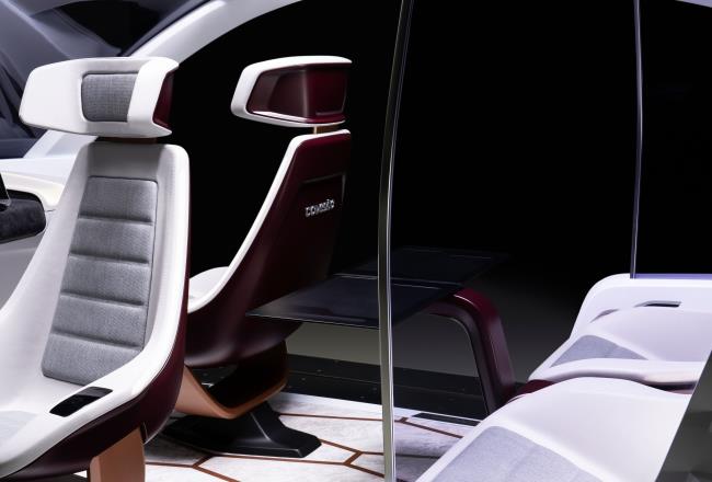 A shot of the Covestro interior concept car
