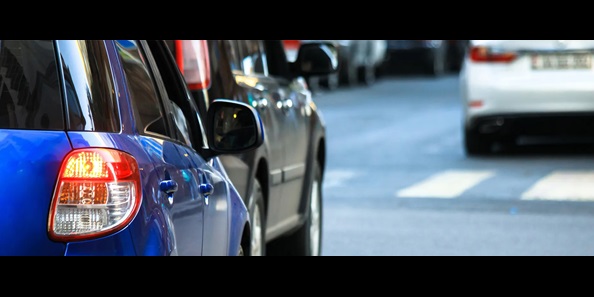 Blue car