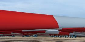 Mass production of PU wind blades