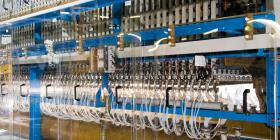 Using energy from renewable sources in production reduces the carbon footprint for basic chemicals.