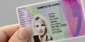 ID card made of Makrofol® ID.