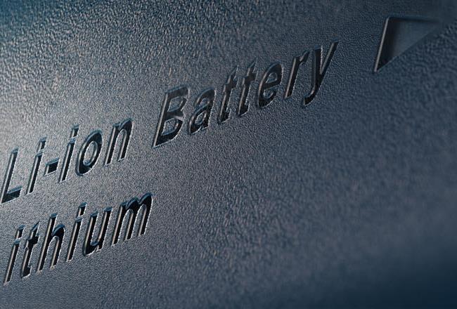Close-up of a Covestro polycarbonate-based battery enclosure for a li-ion battery