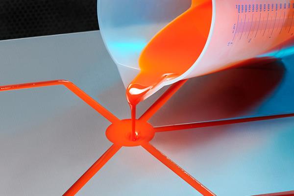 An impression of open-mold casting
