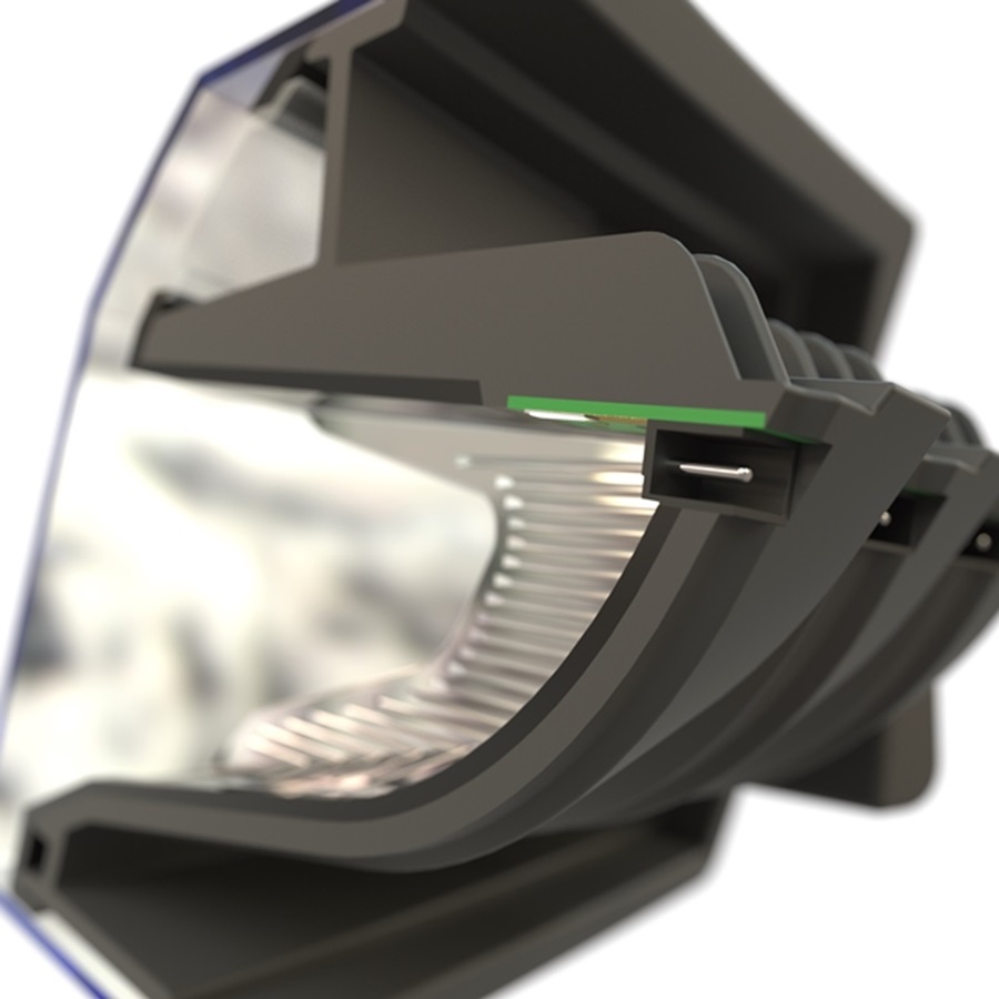 Headlamp housing