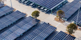 Solar facility powered by PU composites